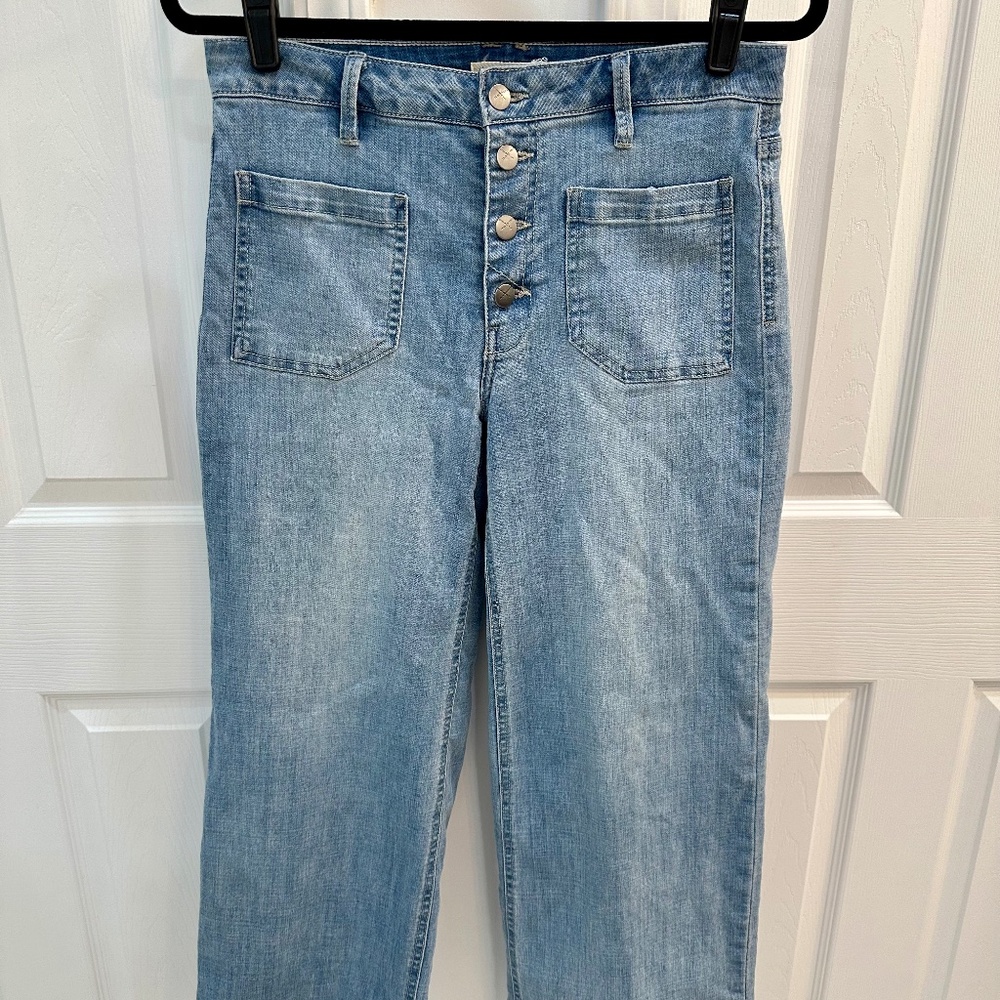 Unpublished Wide Leg Cropped Jeans